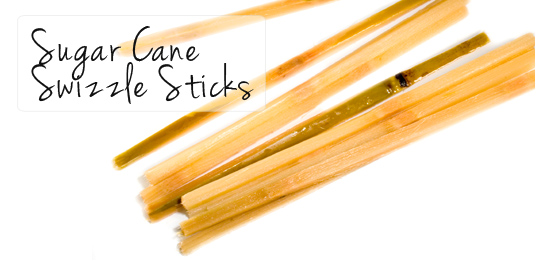 sugarcane swizzle sticks